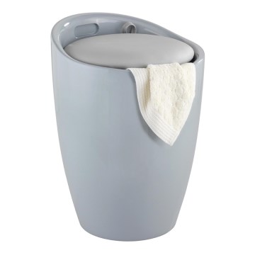 WENKO 25625100 - Taburet CANDY, 36x50,5 cm, gri/negru