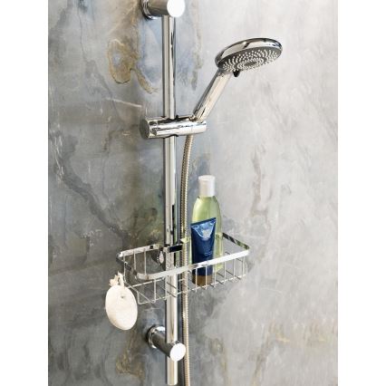 WENKO 25678100 - Coș FLORESTA, 24 x 14 cm, argintiu