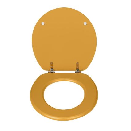 WENKO 25792100 - Capac WC PRIMA 37x41 cm galben/argintiu