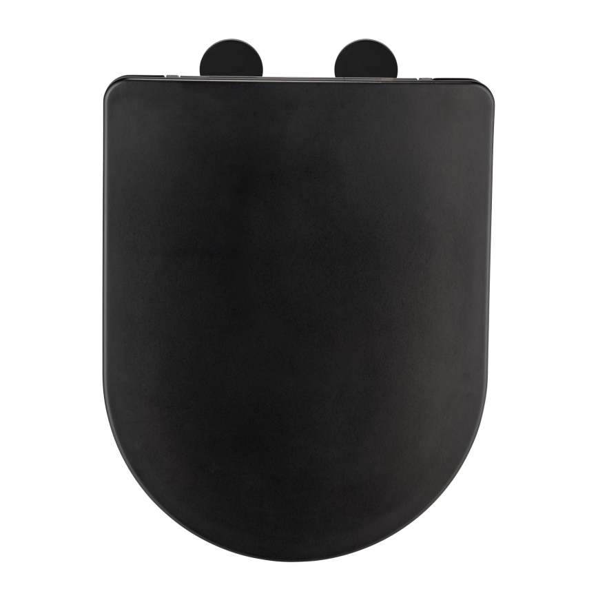 WENKO 26029100 - capac WC GALATI 46 x 36 cm, negru