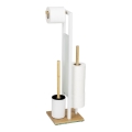 WENKO 26214100 - Set pentru WC RIVALTA 18x70 cm maro/alb