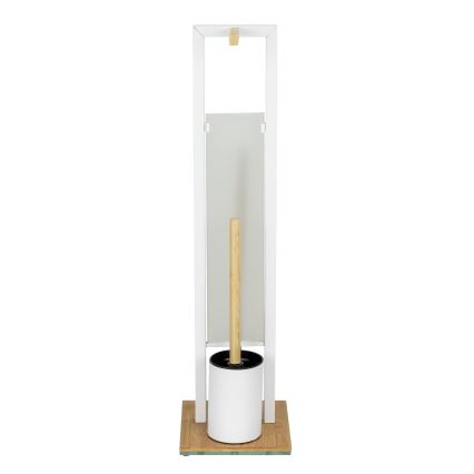 WENKO 26214100 - Set pentru WC RIVALTA 18x70 cm maro/alb