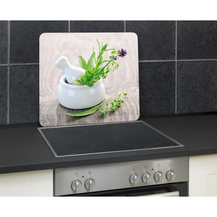 WENKO 2712940500 - Placă de acoperire pentru alimente 56 x 50 cm, multicoloră/transparentă