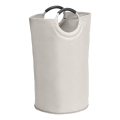 WENKO 3440001100 - Coș de rufe STONE 38x72 cm bej/argintiu/negru