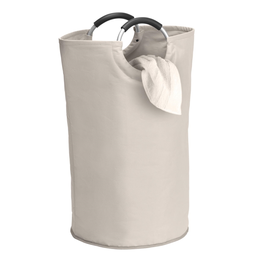 WENKO 3440001100 - Coș de rufe STONE 38x72 cm bej/argintiu/negru