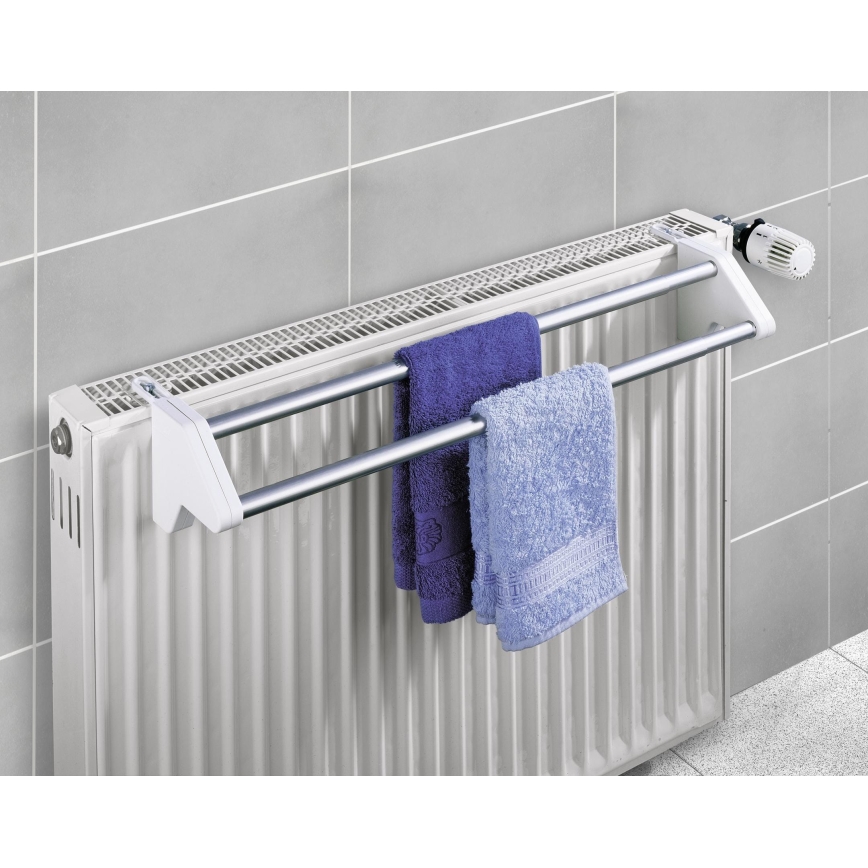 WENKO 3702100 - Suport de uscare 13x11,5 cm argintiu/alb