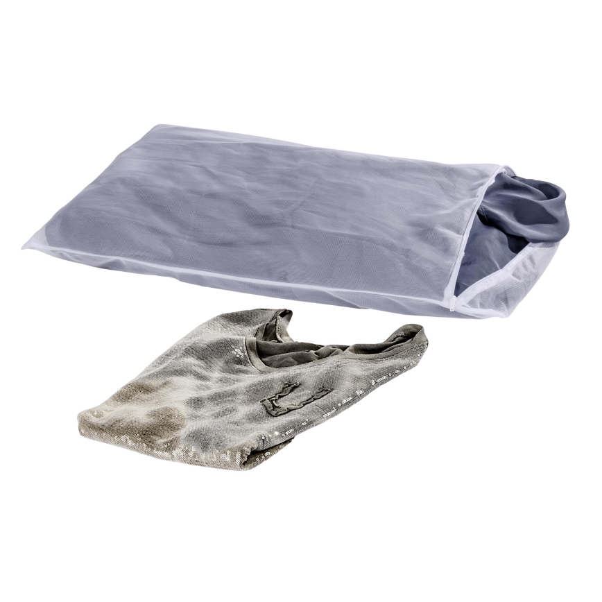 WENKO 3751700100 - Plasă pentru rufe JUMBO, 50x70 cm, alb