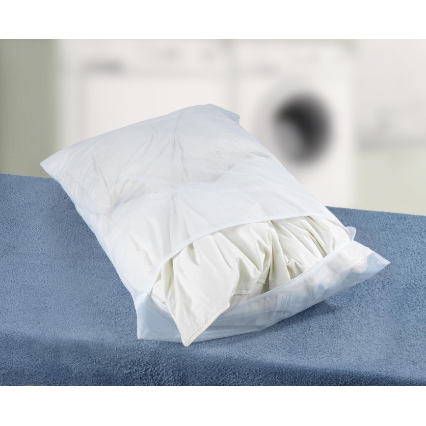 WENKO 3751900100 - Sac pentru spălat rufe 90x60 cm, alb