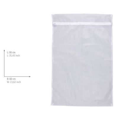 WENKO 3751900100 - Sac pentru spălat rufe 90x60 cm, alb