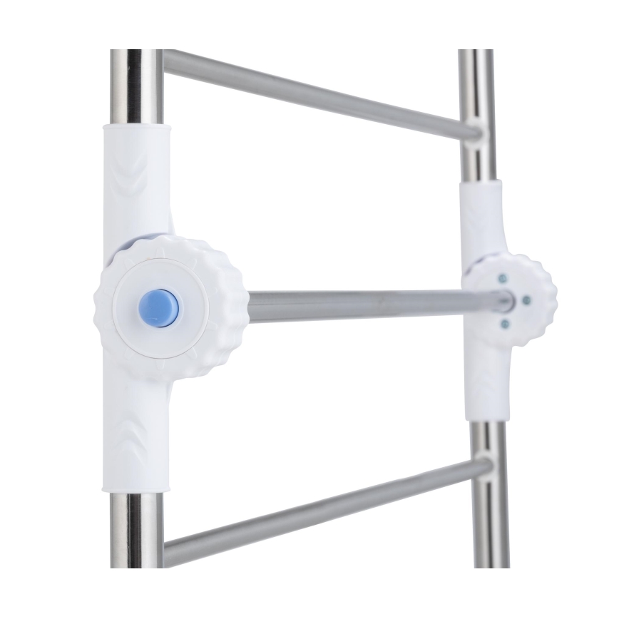 WENKO 3772020100 - Uscător de rufe PROFI 65x150 cm inox/argintiu/alb