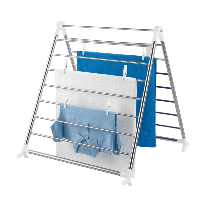 WENKO 3772020100 - Uscător de rufe PROFI 65x150 cm inox/argintiu/alb