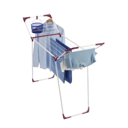 WENKO 3774021100 - Uscător de rufe SUMMER DRY 153 x 76 cm alb/roz