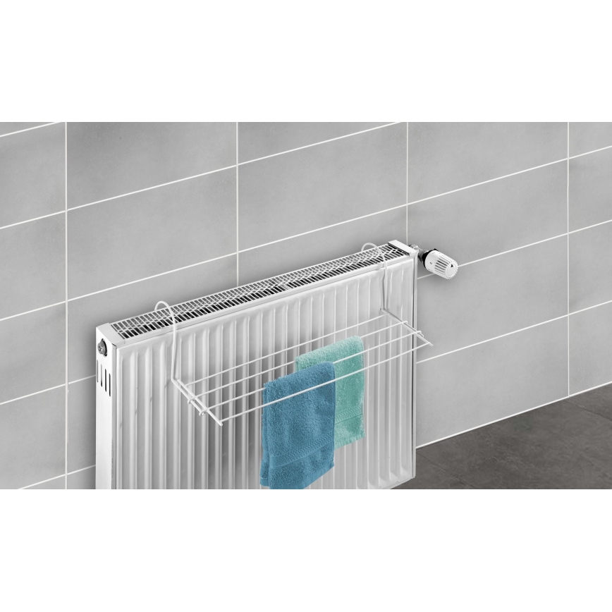 WENKO 3780010100 - Uscător de rufe 58 x 16 cm, alb