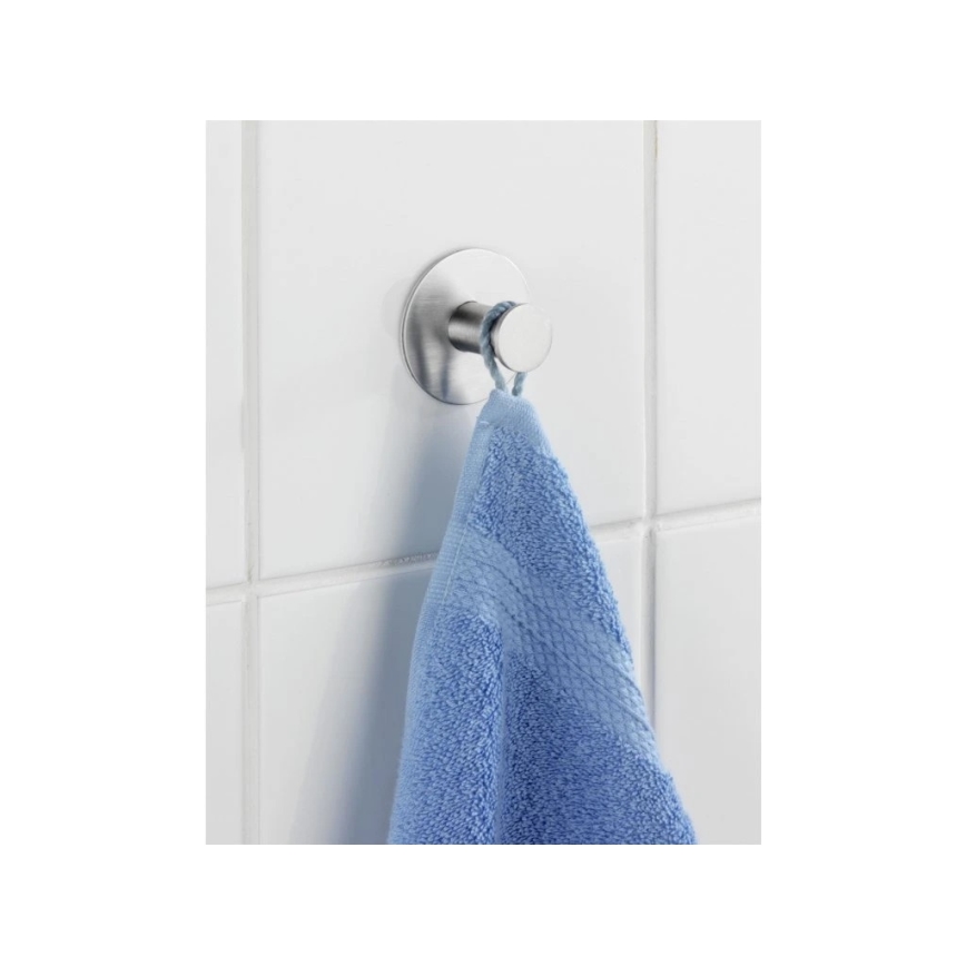 WENKO 4466540100 - Cârlig CELANO, 5 x 3,3 cm, inox/argintiu