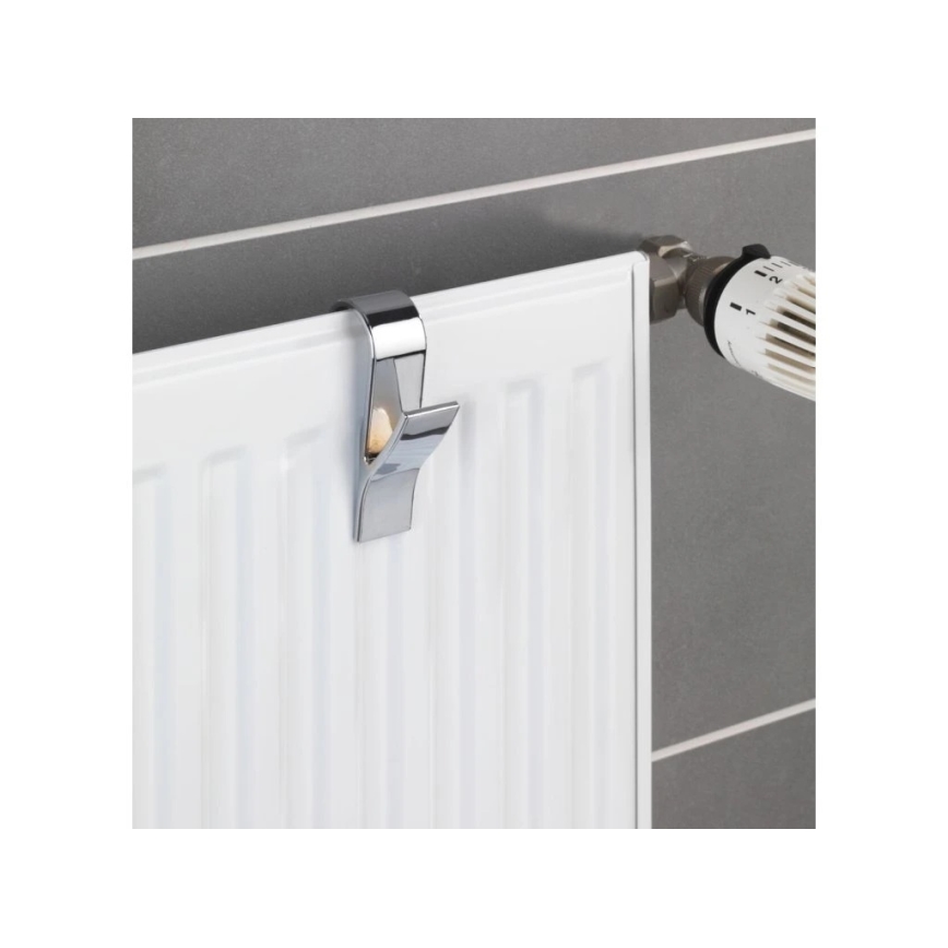 WENKO 4468162100 - Cârlige 2,5 x 10,5 cm, crom lucios