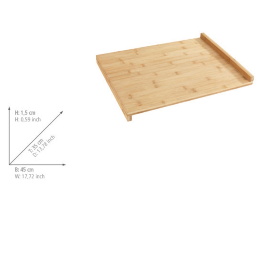 WENKO 53033100 - Tocător 45 x 35 cm, maro