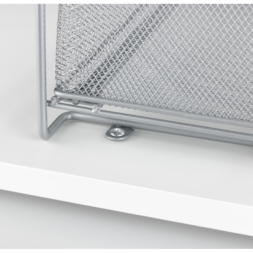 WENKO 53140800 - Poliță GIOMA, 35 x 33,5 cm, argintie