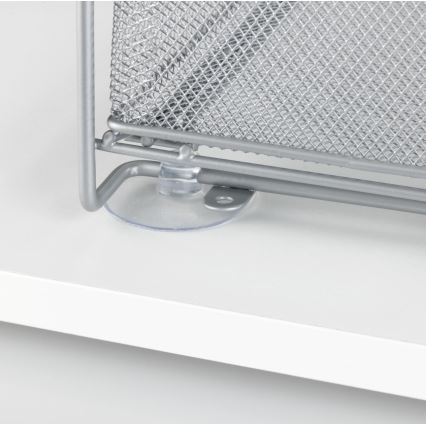 WENKO 53140800 - Poliță GIOMA, 35 x 33,5 cm, argintie