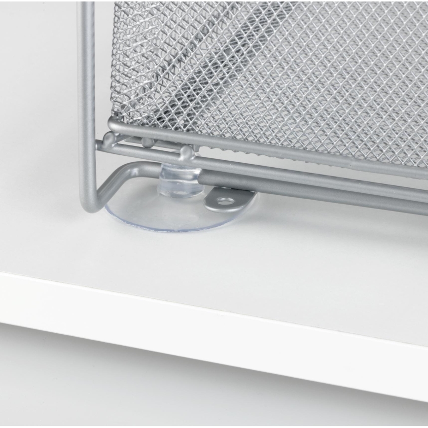 WENKO 53140800 - Poliță GIOMA, 35 x 33,5 cm, argintie