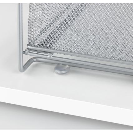 WENKO 53140800 - Poliță GIOMA, 35 x 33,5 cm, argintie