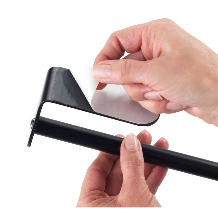 WENKO 53214100 - Suport NIO pentru role, 27,5 x 7 cm, negru