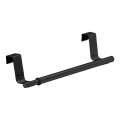 WENKO 53246100 - Suport pentru prosoape, inox/negru, 7 x 6 cm