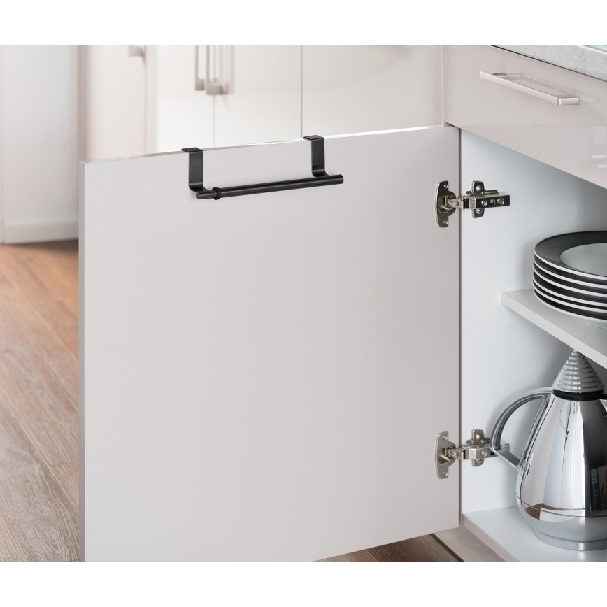 WENKO 53247100 - Suport prosoape 7x6 cm inox/negru