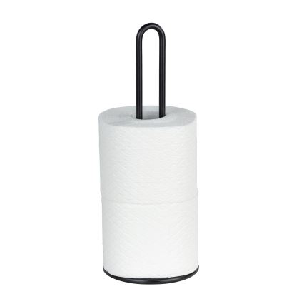WENKO 53256100 - Suport pentru prosoape de bucătărie, 12,5 x 32,5 cm, negru
