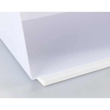 WENKO 54099100 - Cutie pentru pâine KUBO, 35 x 26,5 cm, alb/maro