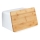 WENKO 54099100 - Cutie pentru pâine KUBO, 35x26,5 cm, alb/maro