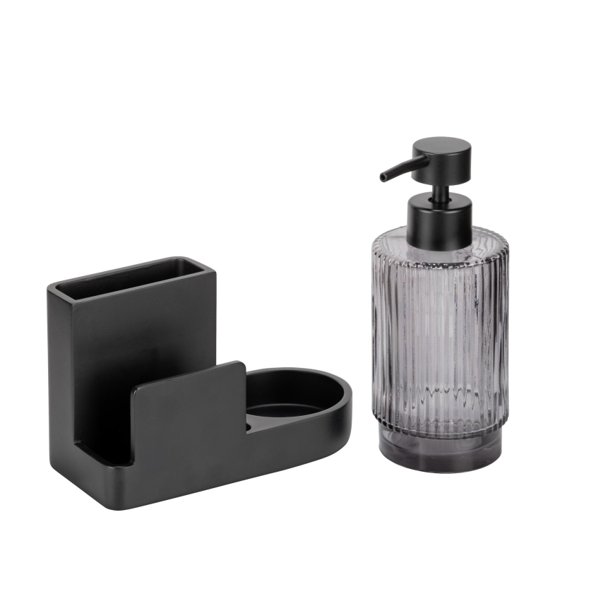 WENKO 54654100 - Organizator PINA, 16 x 17 cm, negru