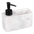 WENKO 54668100 - Dozator de săpun RESA 14,5x14,3 cm alb/negru