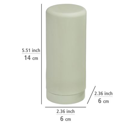 WENKO 54674100 - Dozator EASY SQUEEZ-E, 6x14 cm, verde