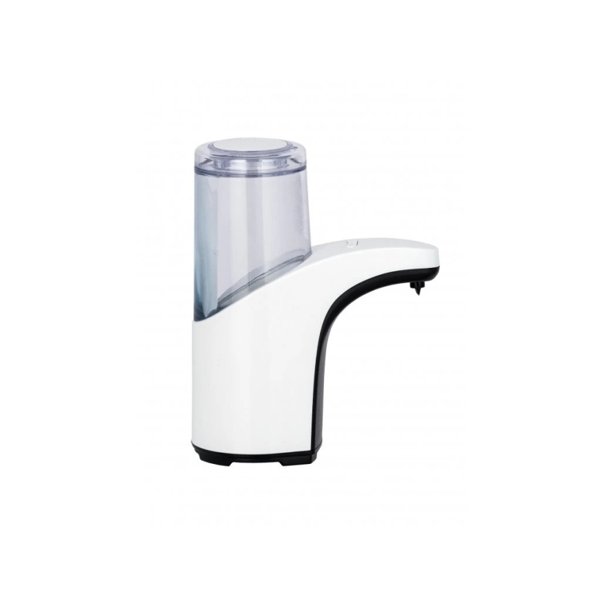 WENKO 54711100 - Dozator de săpun BUTLER, 300 ml, alb/transparent