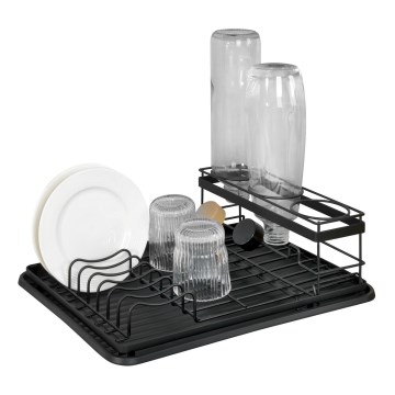 WENKO 54798100 - Scurgător de vase AMY 42,5x31,5 cm negru