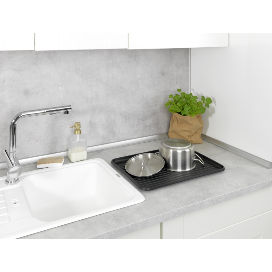 WENKO 54798100 - Scurgător de vase AMY 42,5x31,5 cm negru