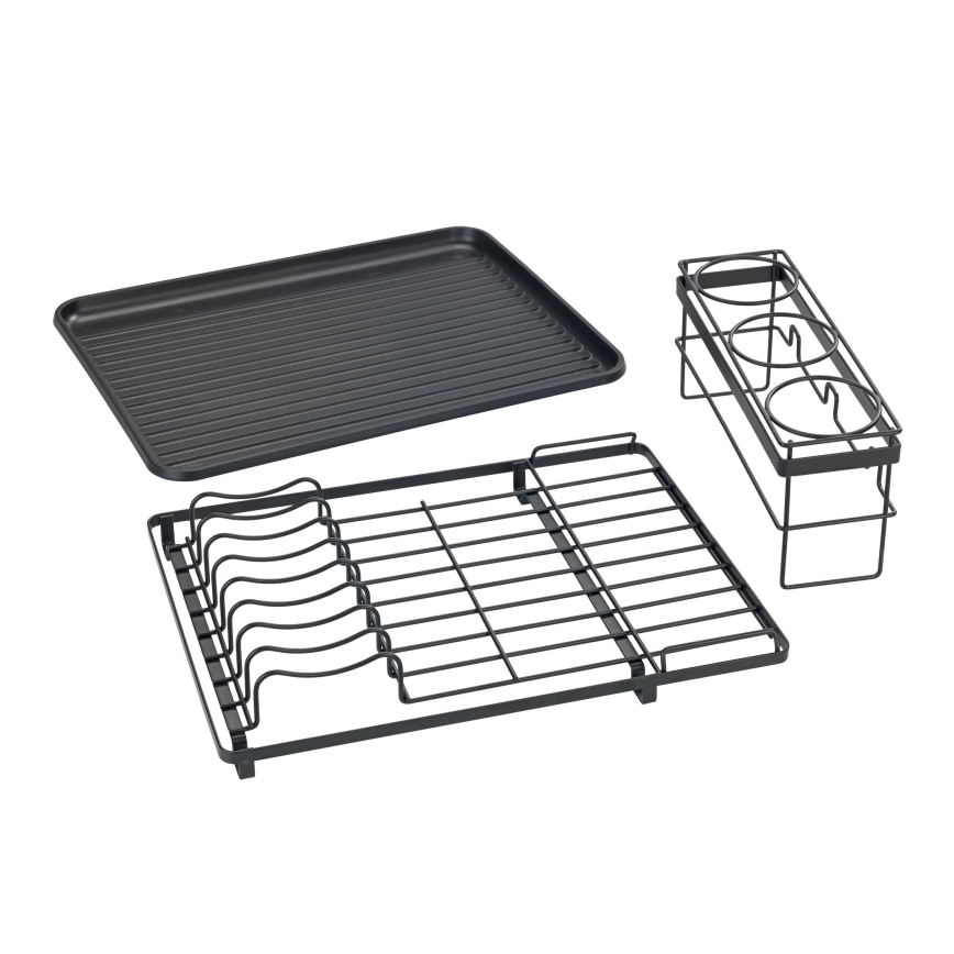 WENKO 54798100 - Scurgător de vase AMY 42,5x31,5 cm negru