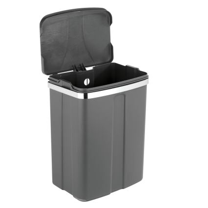 WENKO 54903100 - Coș montabil pe ușă, 26x36,5 cm, gri/argintiu