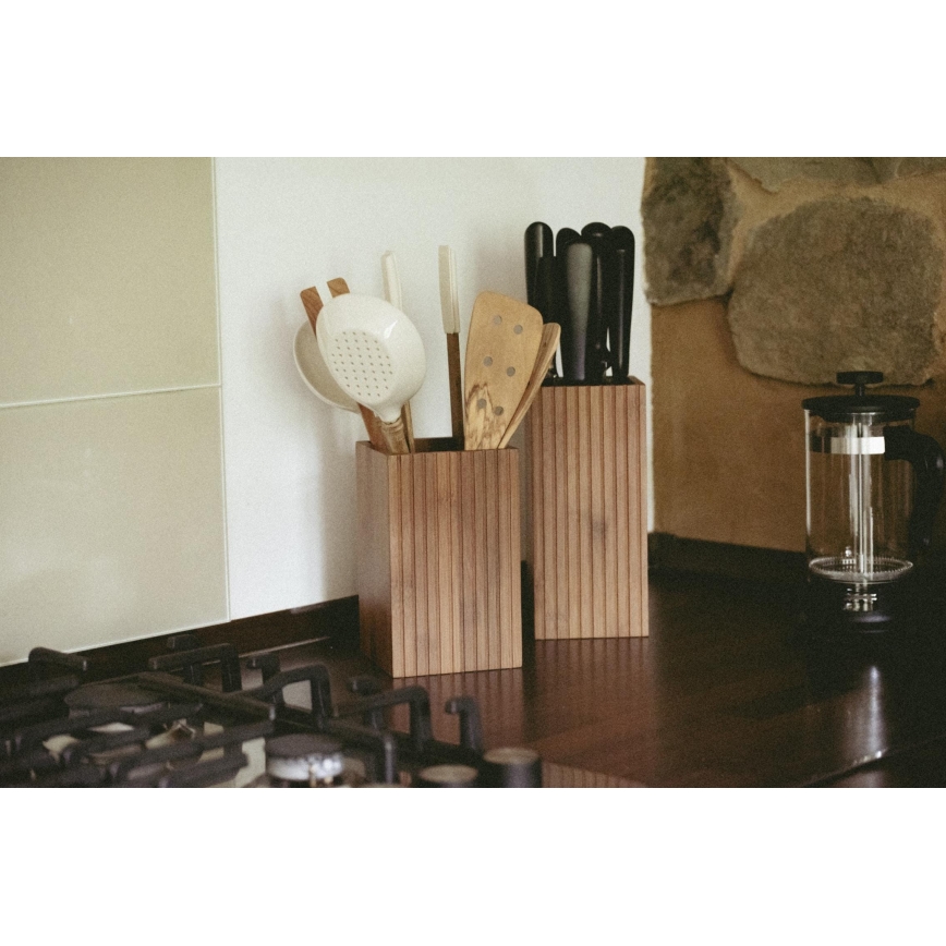 WENKO 54941100 - Set de 3 ustensile de bucătărie, 11 x 18 cm, maro