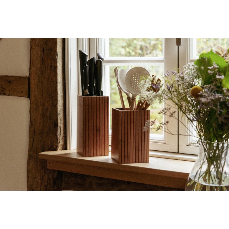 WENKO 54941100 - Set de 3 ustensile de bucătărie, 11 x 18 cm, maro