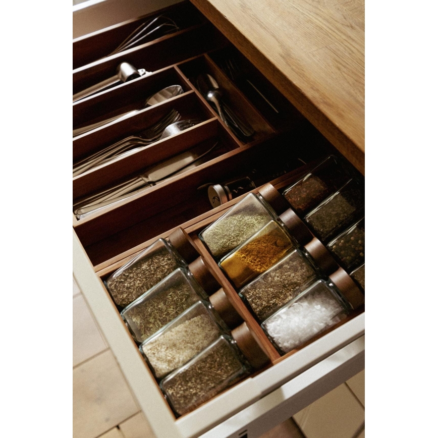 WENKO 54950100 - Organizator pentru condimente ANNI, 38 x 20 cm, maro