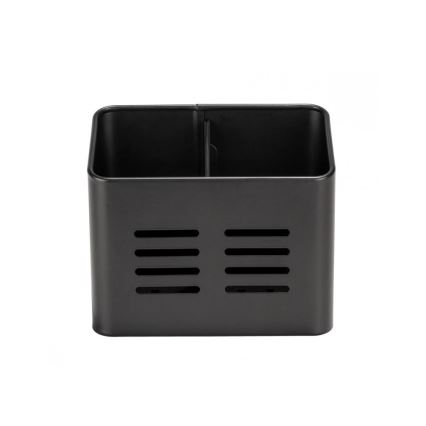 WENKO 55024100 - coș pentru tacâmuri BLACK OUTDOOR KITCHEN 16x13,5 cm, negru