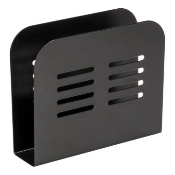 WENKO 55025100 - Suport pentru șervețele BLACK OUTDOOR KITCHEN 15x12,5 cm negru