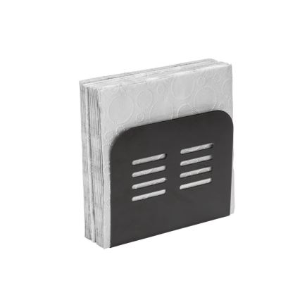 WENKO 55025100 - Suport pentru șervețele BLACK OUTDOOR KITCHEN 15x12,5 cm negru