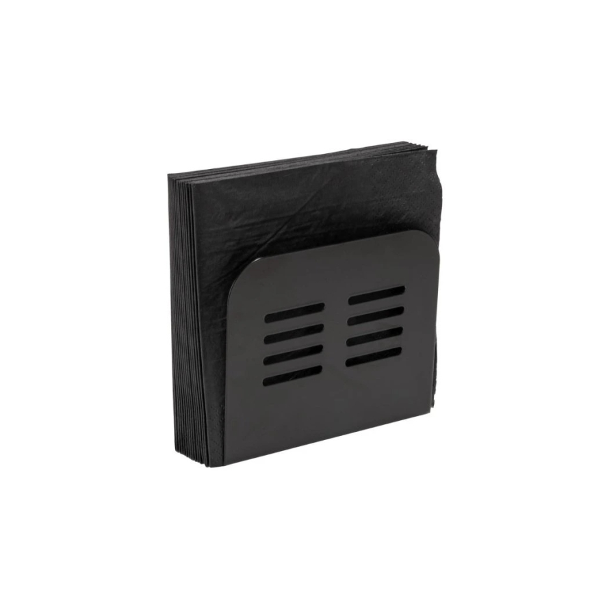 WENKO 55025100 - Suport pentru șervețele BLACK OUTDOOR KITCHEN 15x12,5 cm negru