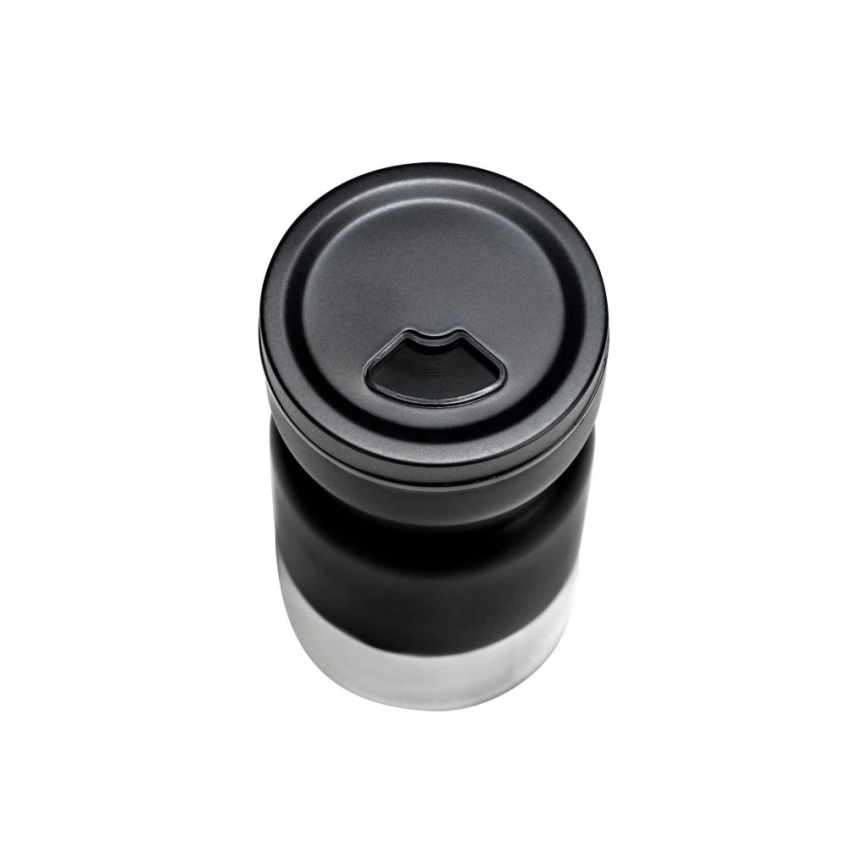 WENKO 55081100 - Set de condimente BLACK OUTDOOR KITCHEN, 12x14,5 cm, transparent/negru