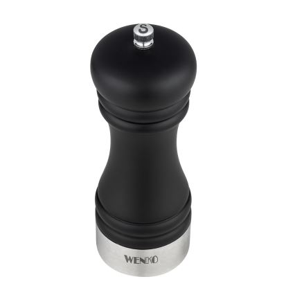 WENKO 55082100-Măcinător de sare BLACK OUTDOOR KITCHEN 5x17,5 cm argintiu/negru/alb
