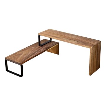 WENKO 55097100-Poliță BLACK OUTDOOR KITCHEN 36x16 cm maro/negru