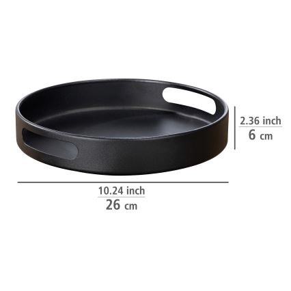 WENKO 55098100 - Tavă BLACK OUTDOOR KITCHEN, 26 x 6 cm, negru