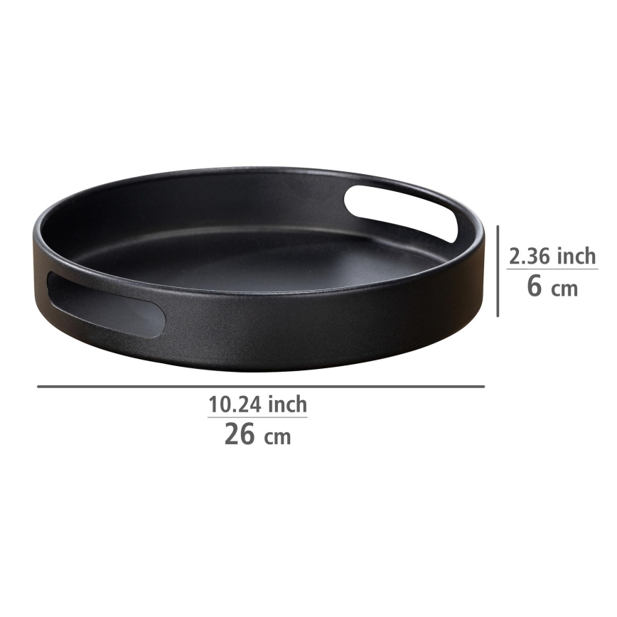 WENKO 55098100 - Tavă BLACK OUTDOOR KITCHEN, 26 x 6 cm, negru